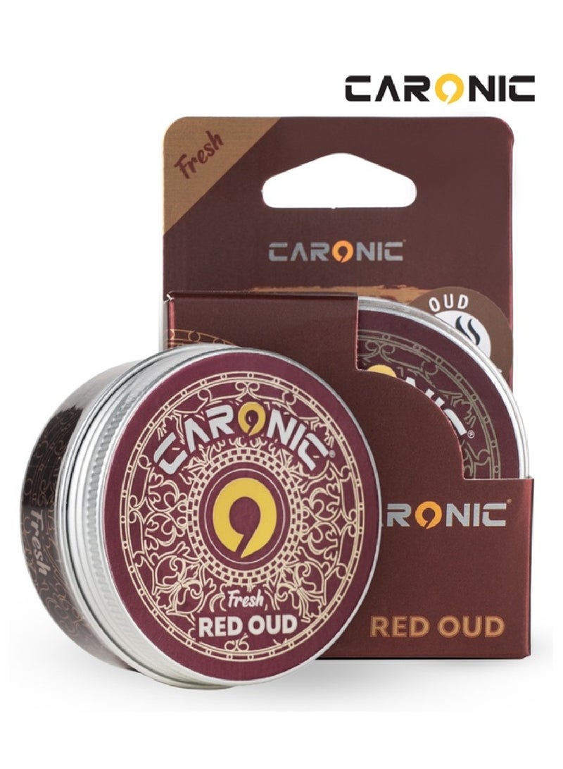 CARONIC Car Air Freshener with Adjustable Lid for Desired Strength for Auto or Home Oud Pack Of 3 - Image 2